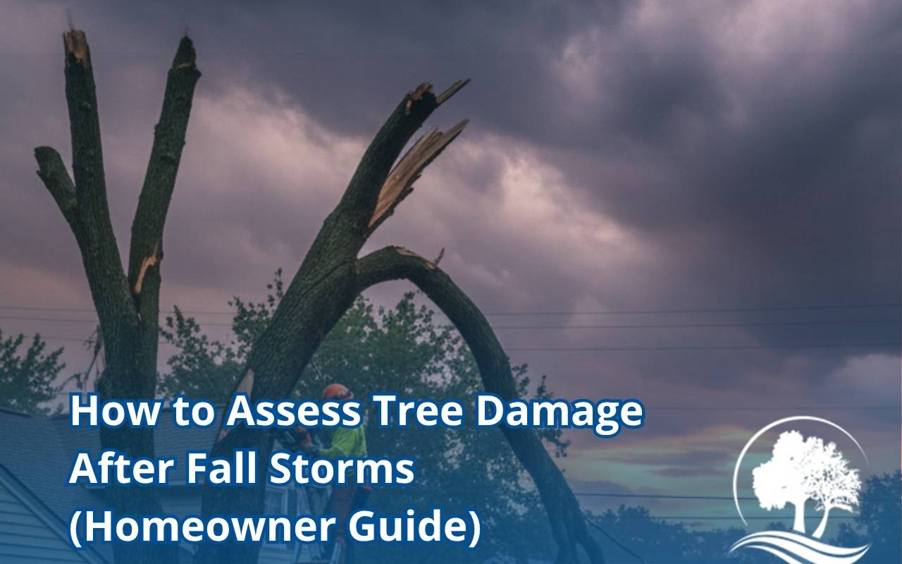 Certified arborist providing expert guidance on how to assess tree damage after storms
