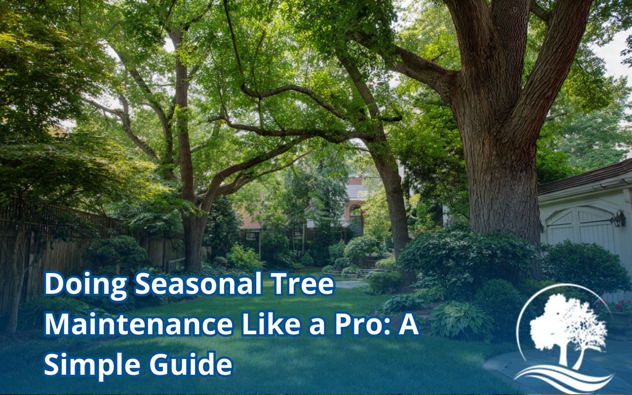 Seasonal Tree Care Tips for spring tree inspection and early pruning in a Maryland yard