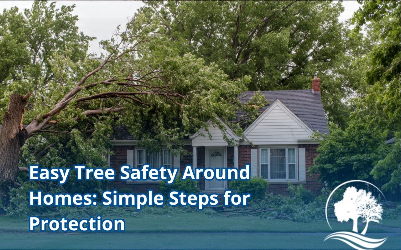 Storm-related trees near houses risks with fallen limbs and tree safety around homes